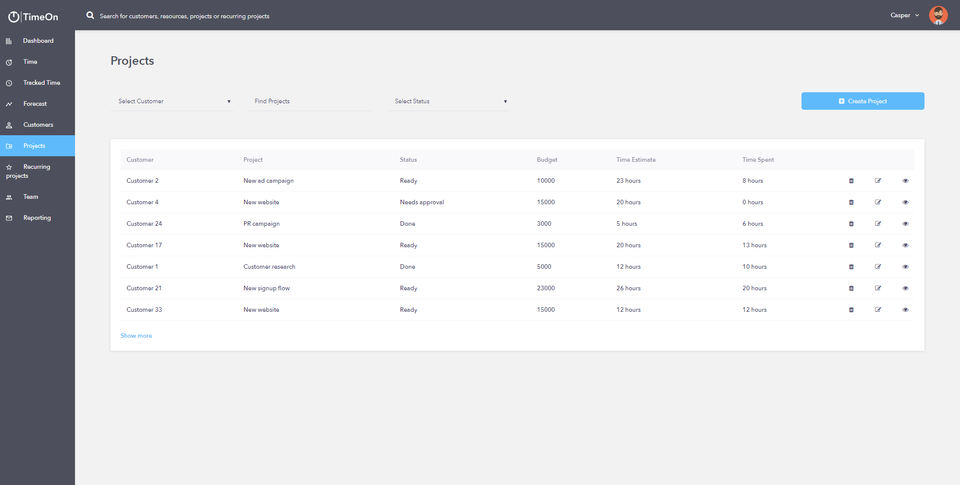 TimeOn screenshot 2