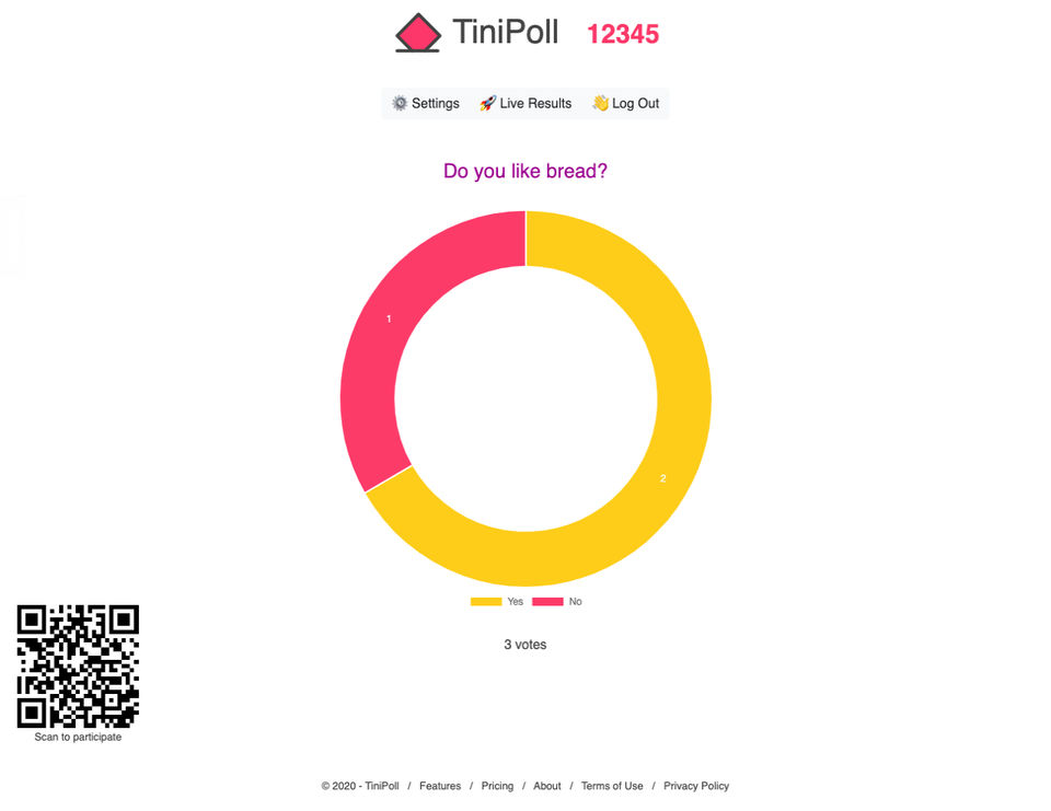 TiniPoll screenshot 2