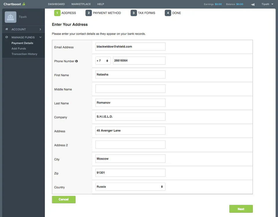 Tipalti screenshot 3
