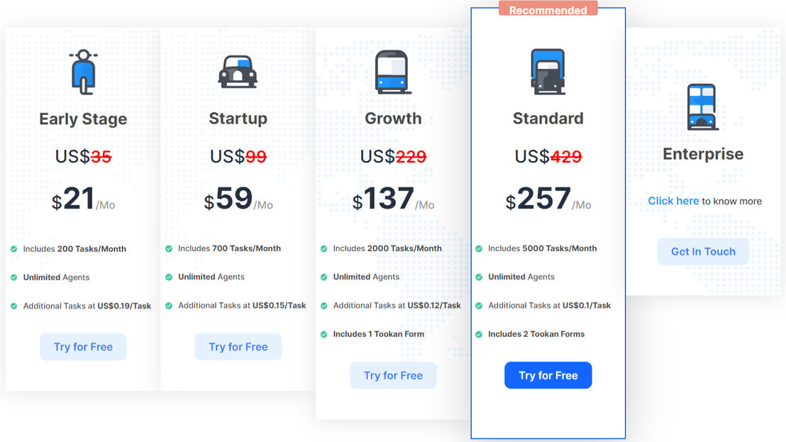 Tookan pricing 1