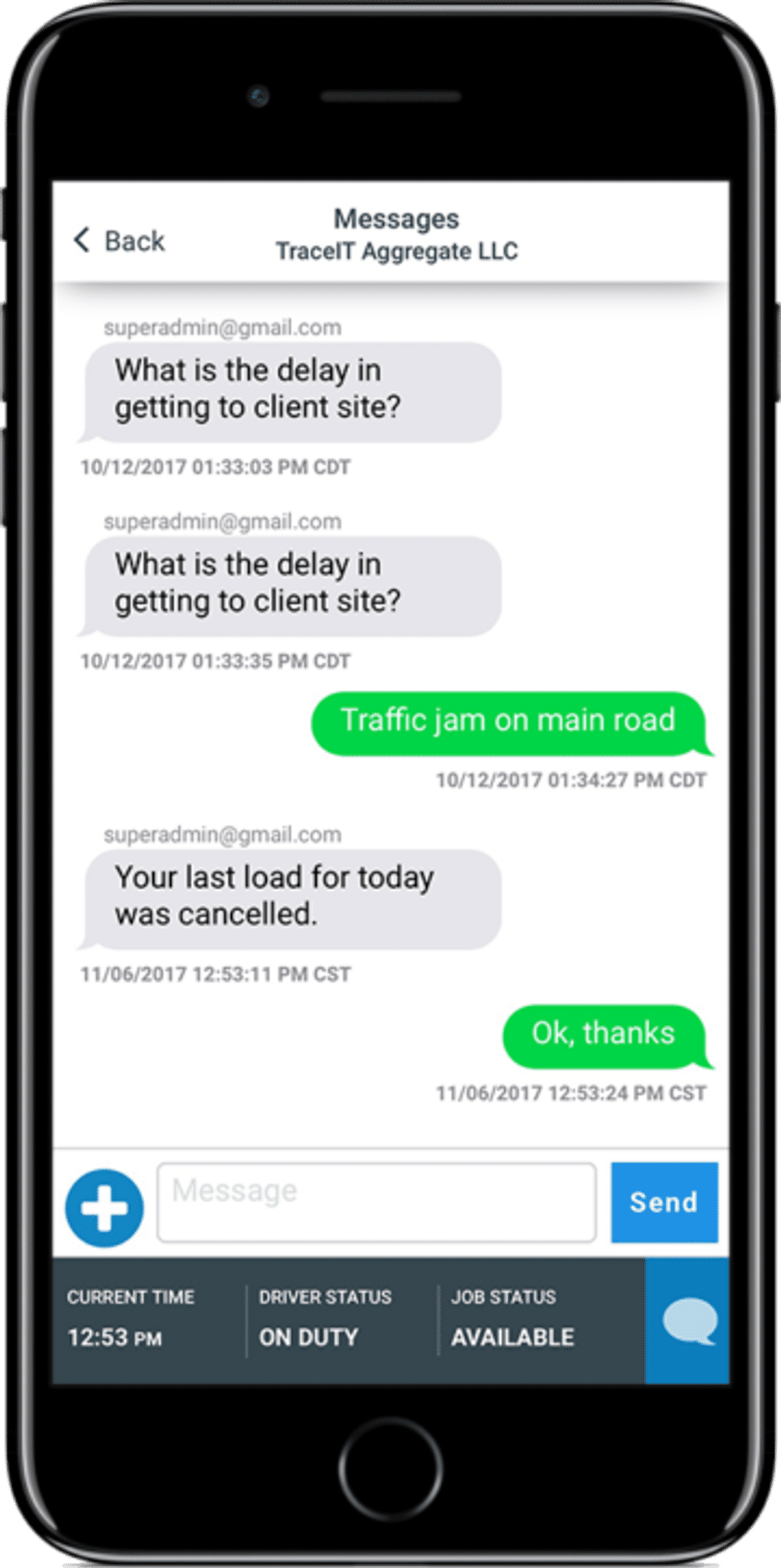 TraceIT screenshot 2