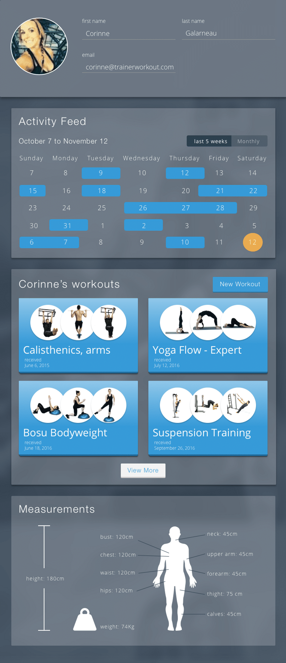 Trainer Workout screenshot 2