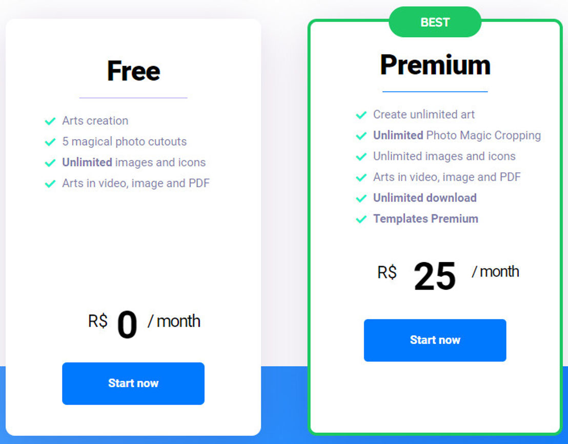 Trakto pricing 1