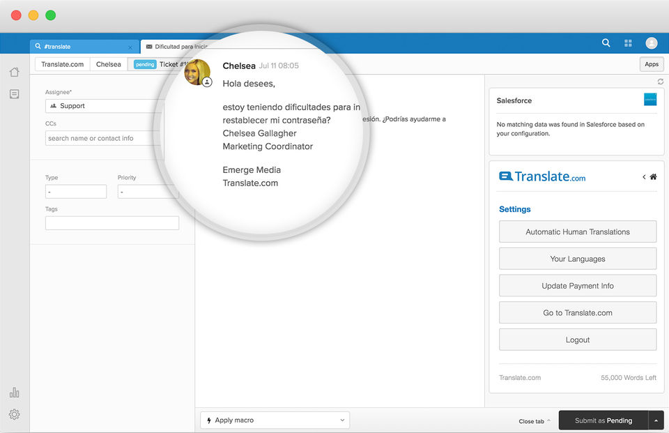 Translate.com screenshot