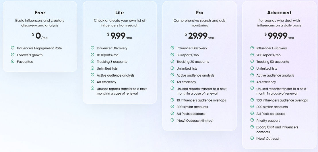 trendHERO pricing 1