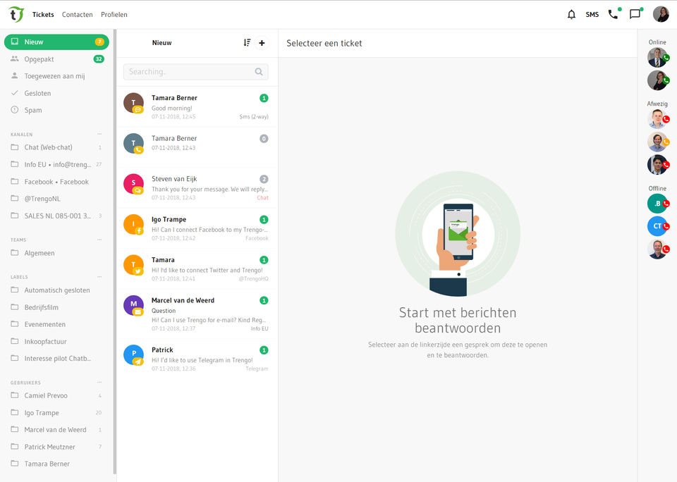 Trengo screenshot 1