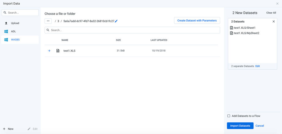 Trifacta screenshot