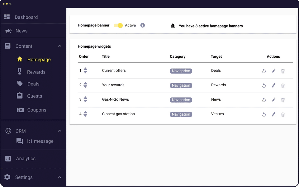 TRIFFT Loyalty Cloud screenshot