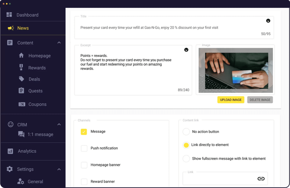 TRIFFT Loyalty Cloud screenshot
