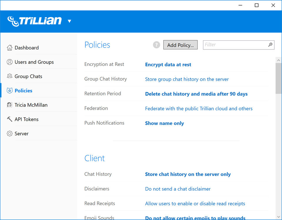 Trillian screenshot 3