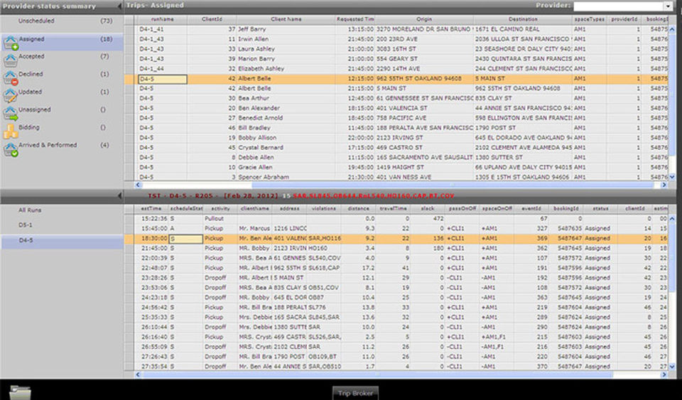 TripSpark NEMT screenshot 1