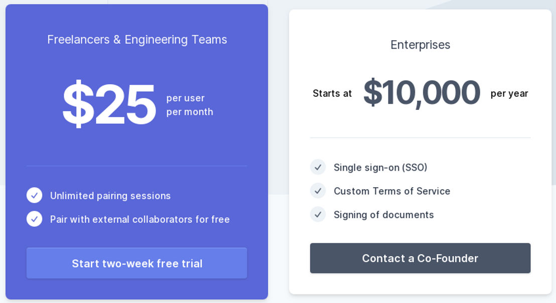Tuple pricing 1