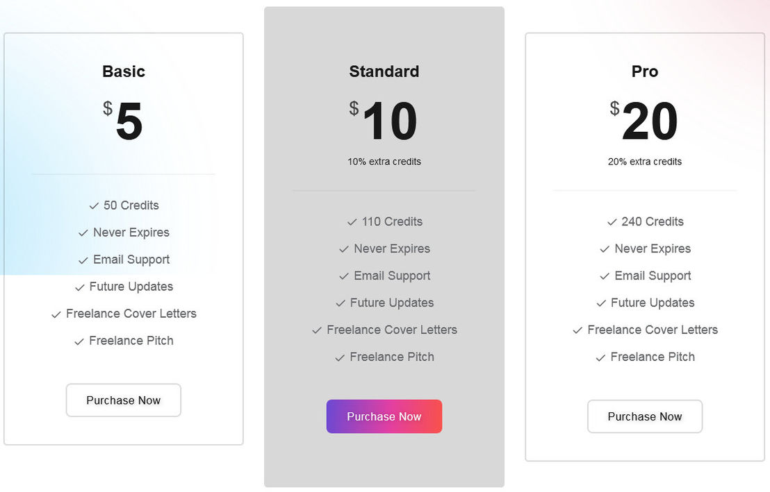 Turbo Pitch pricing 1