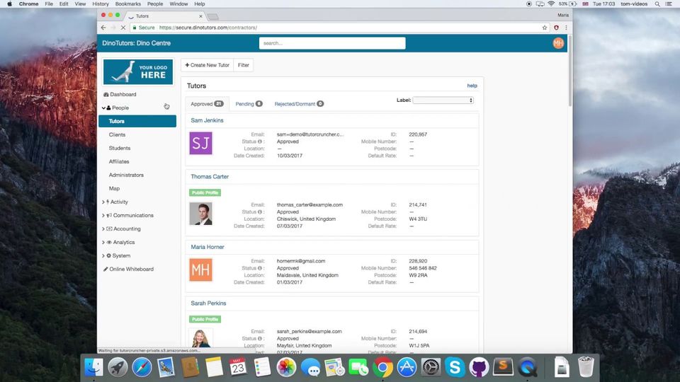 TutorCruncher screenshot 2