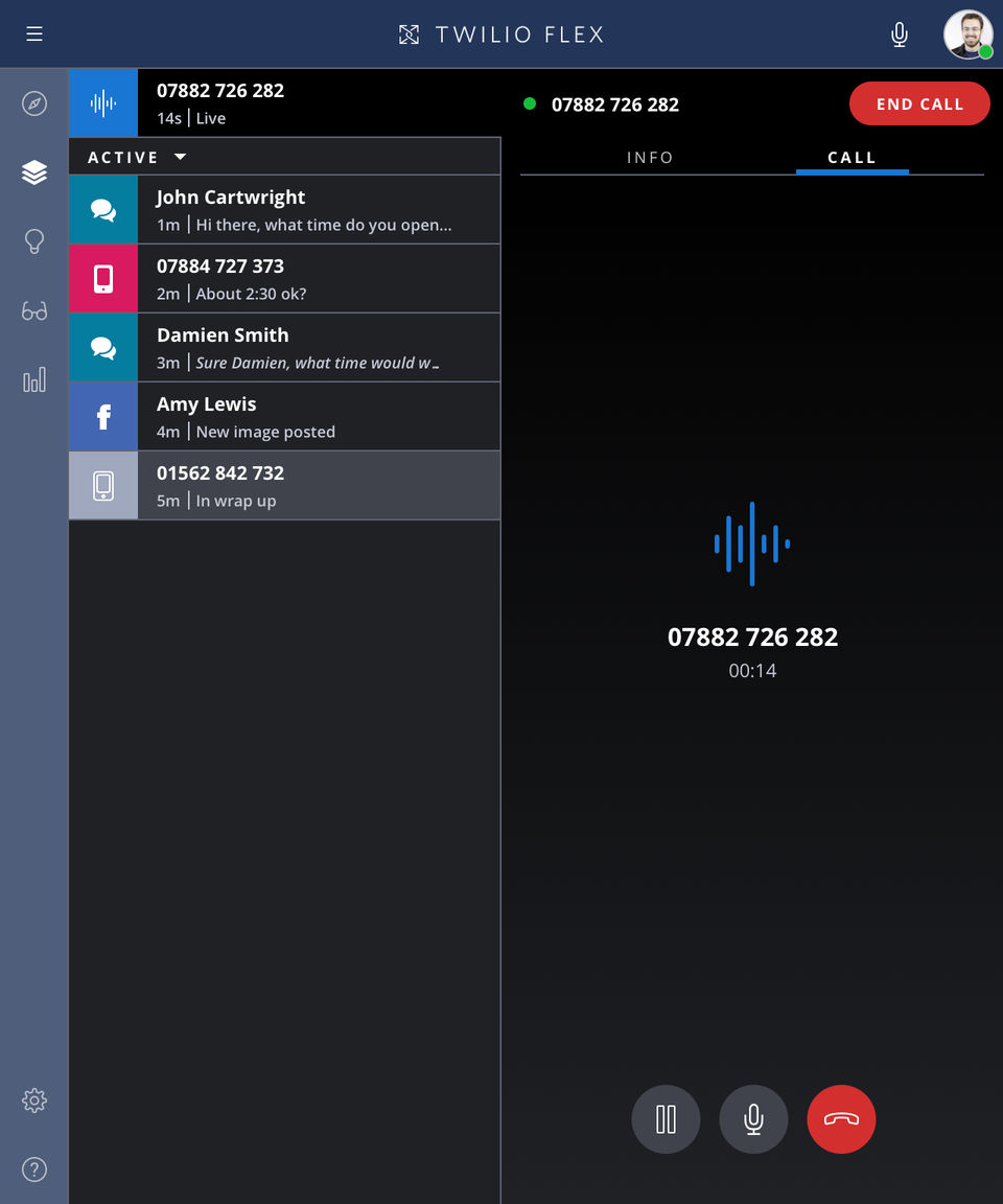 Twilio Flex screenshot 4