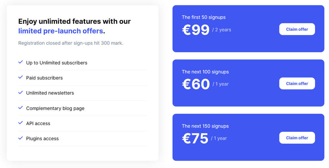 TypeJust pricing
