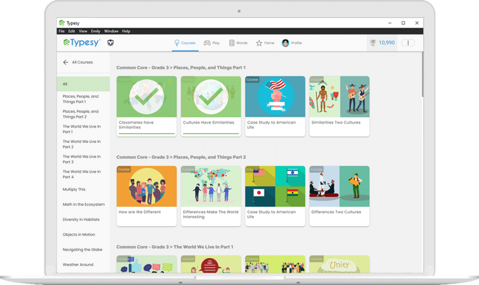 Typesy screenshot