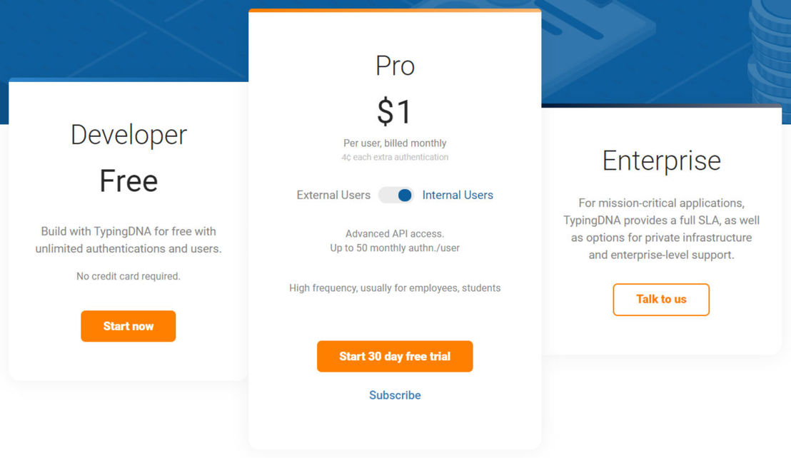 TypingDNA screenshot 1