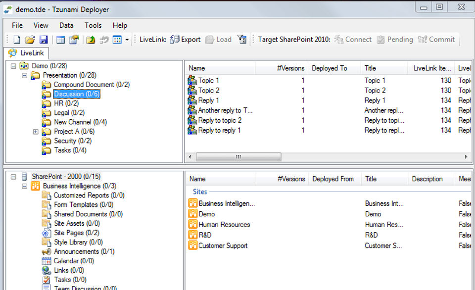 Tzunami Deployer screenshot 2