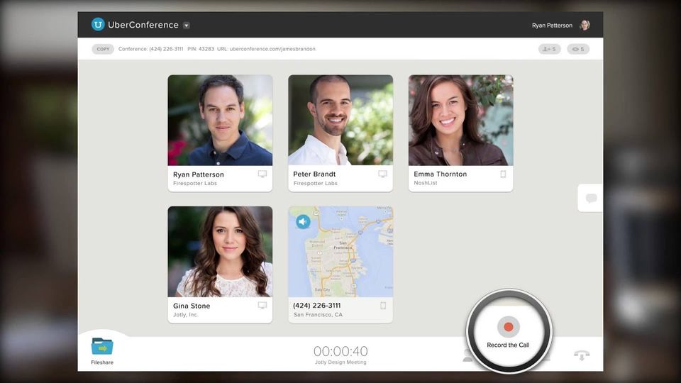 UberConference screenshot 1