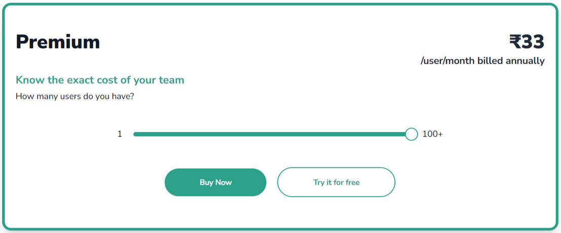 ubiAttendance pricing 1