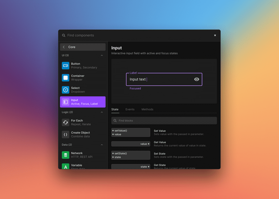 Uiflow screenshot 1