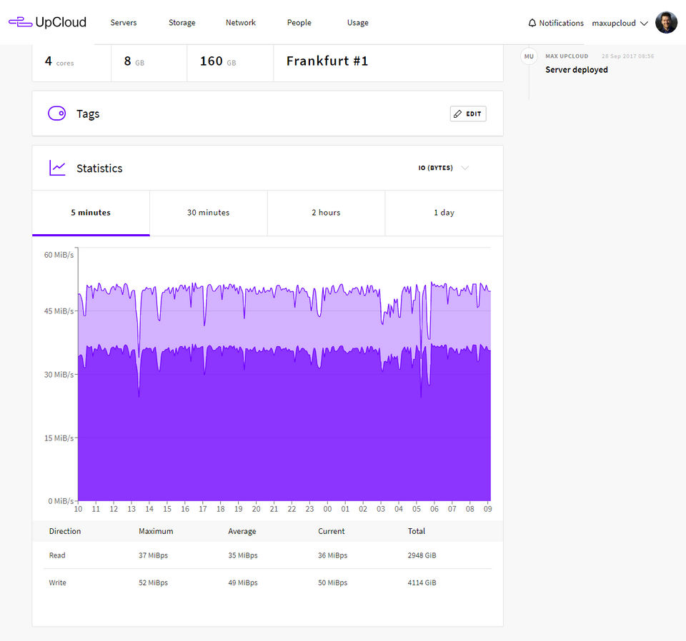 UpCloud screenshot 3