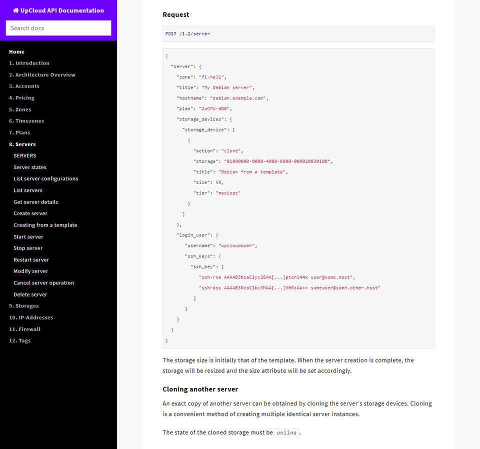UpCloud screenshot 2