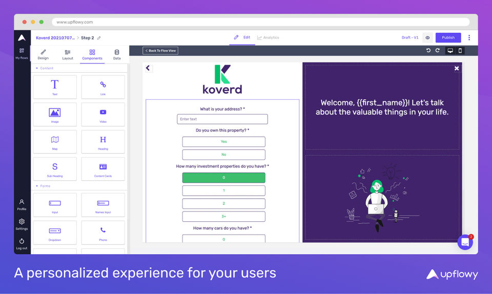 Upflowy screenshot 2