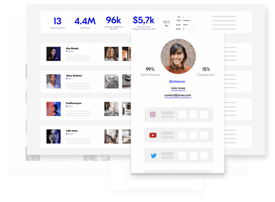 Upfluence screenshot 2
