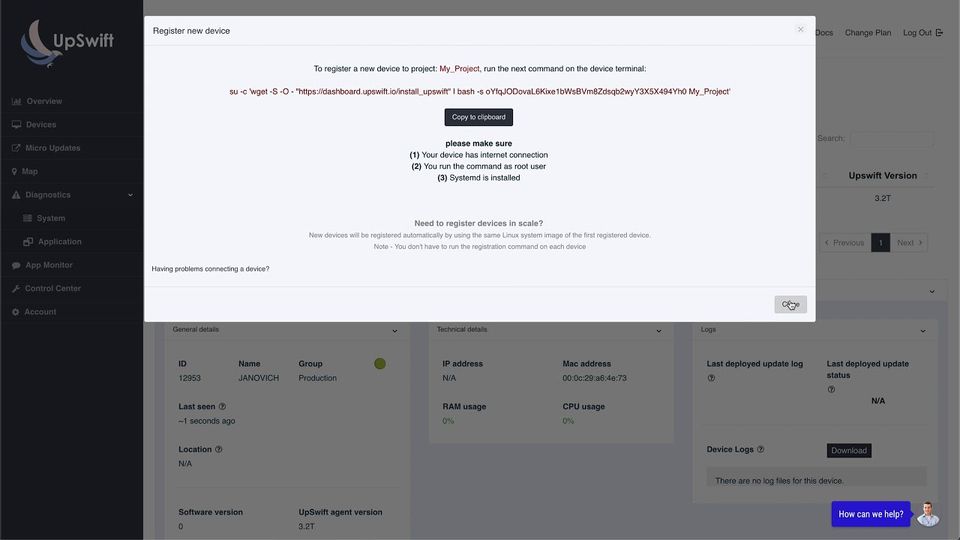 Upswift.io screenshot 2