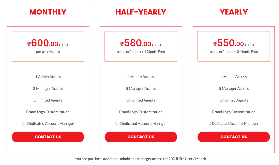 UpTeam pricing 1