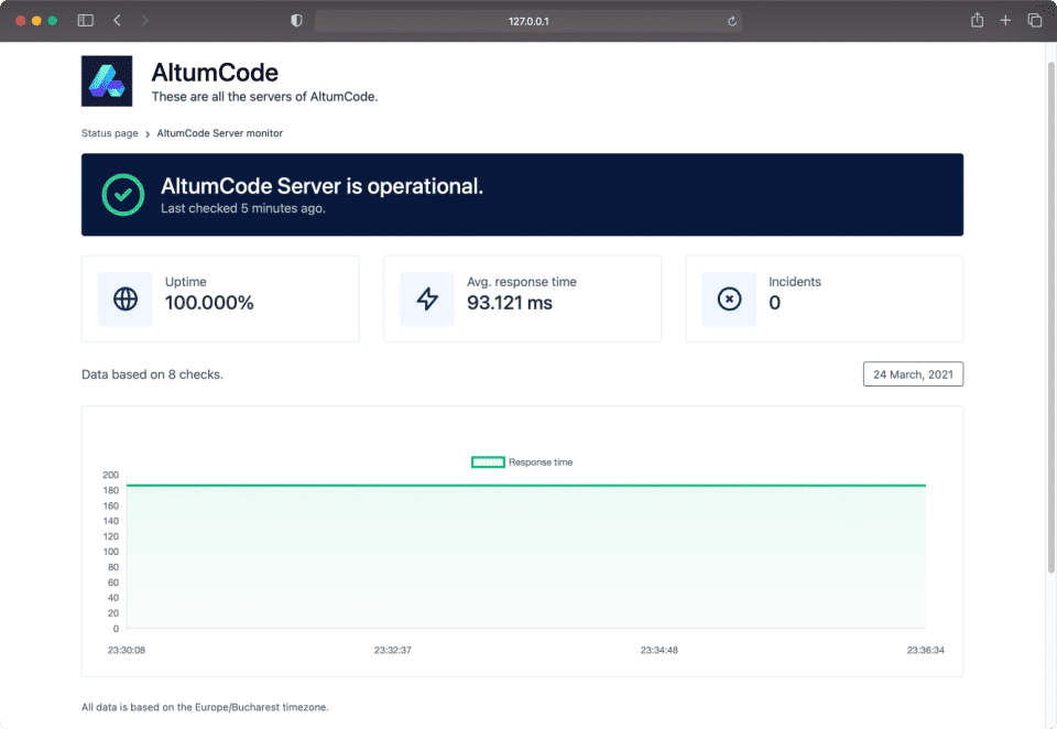 66uptime screenshot 1