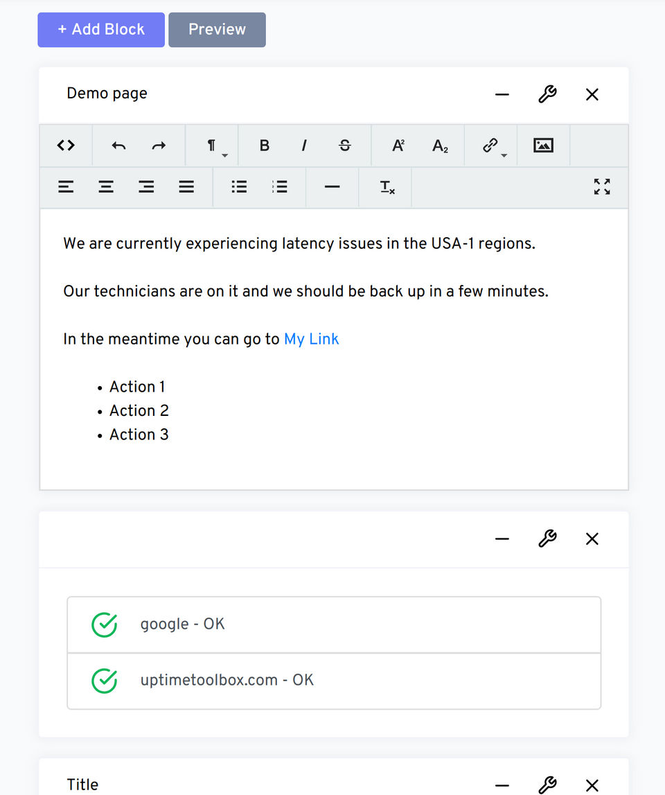 UptimeToolbox screenshot 2