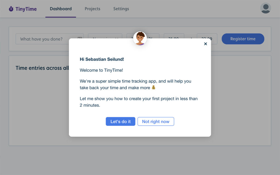 Userflow screenshot 2
