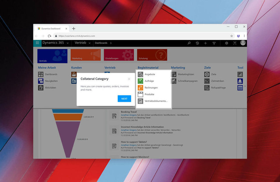 Userlane screenshot 1