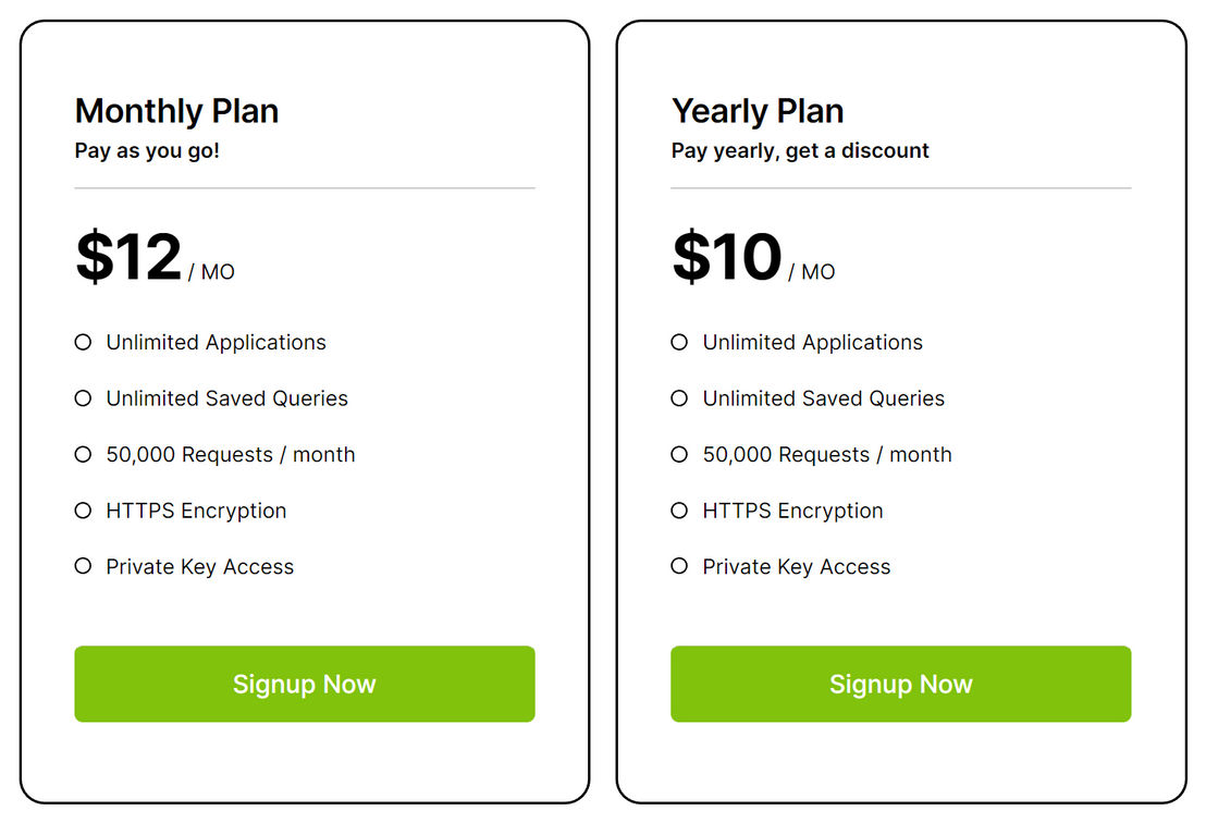 UseSQL pricing 2