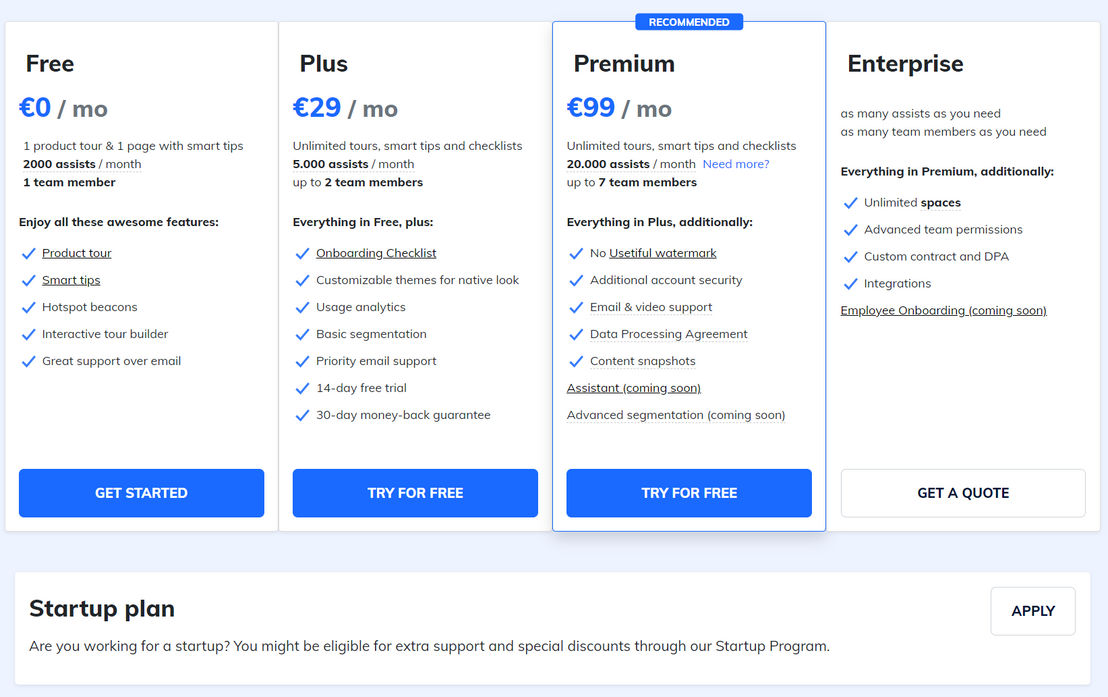 Usetiful pricing 1