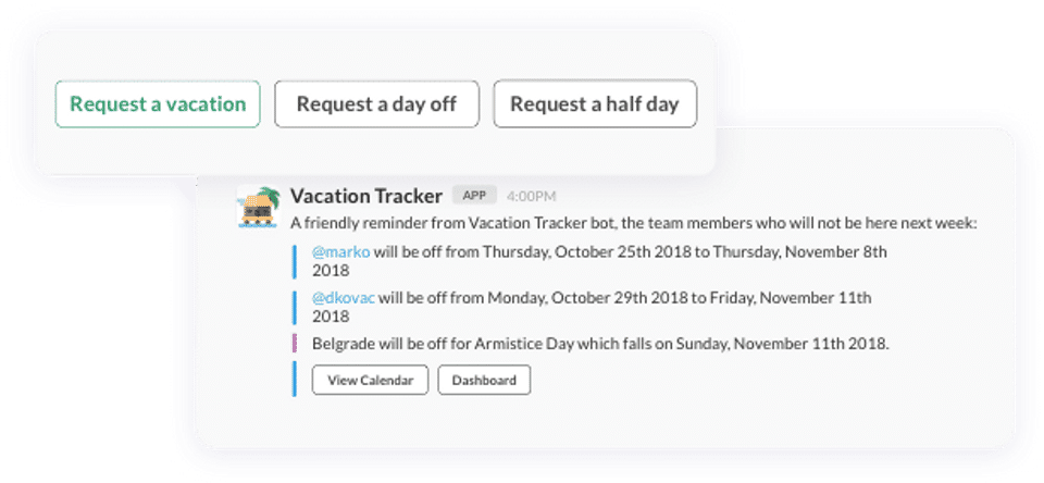 Vacation Tracker screenshot 3