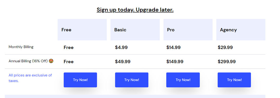 Vepaar pricing