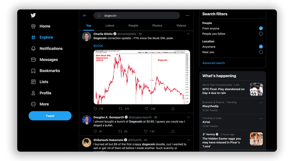 Verified Tweets Only screenshot 1
