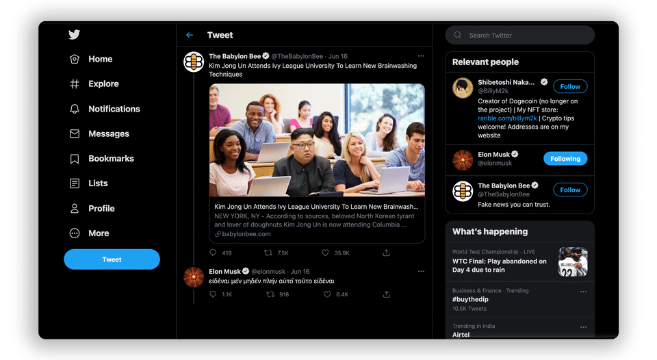 Verified Tweets Only screenshot 2