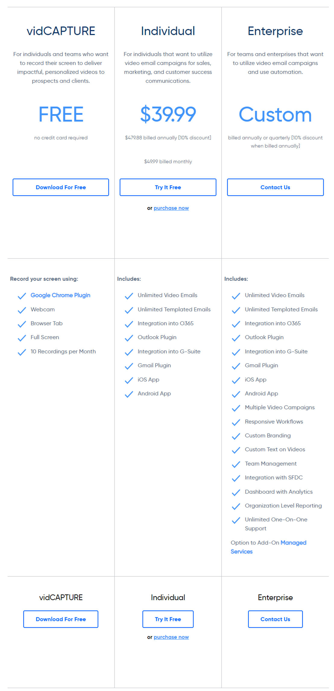 vidREACH pricing 1