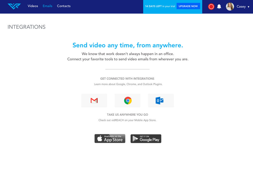 vidREACH screenshot 2