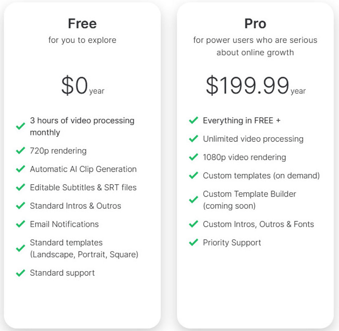 vidyo.ai screenshot 2