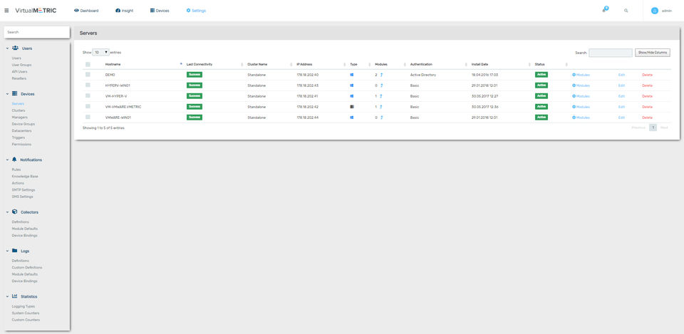 VirtualMetric screenshot 2