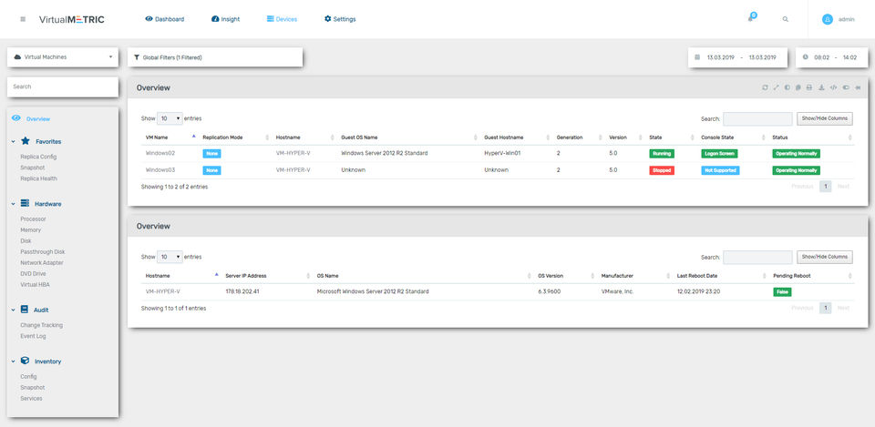 VirtualMetric screenshot 1