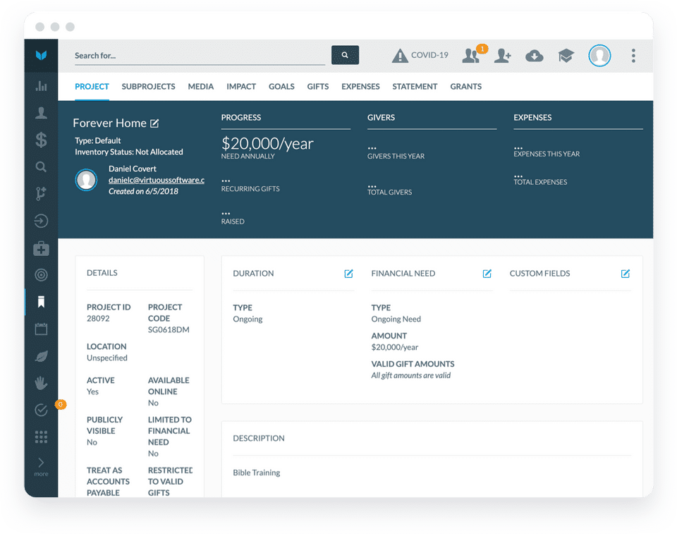Virtuous CRM screenshot 3