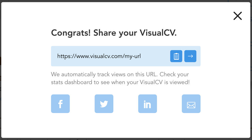 VisualCV screenshot 1
