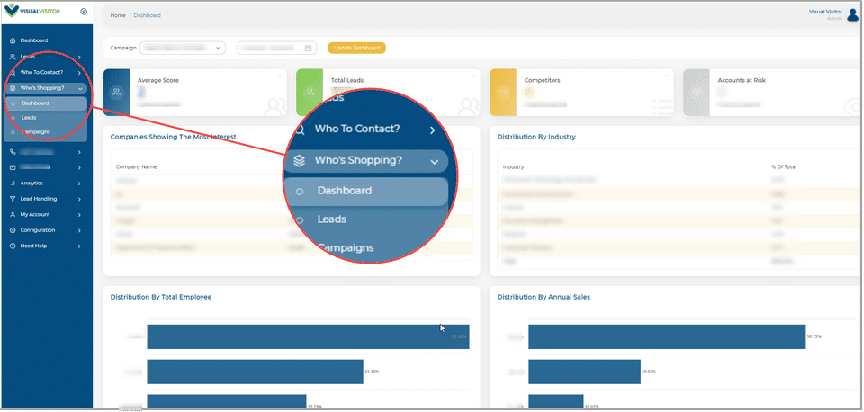 Visual Visitor Sales Intelligence screenshot 1